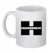 Чашка керамічна Hummer big H Білий фото