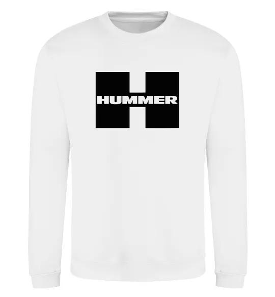 Світшот Hummer big H Білий фото