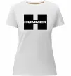 Женская премиум футболка Hummer big H Белый фото