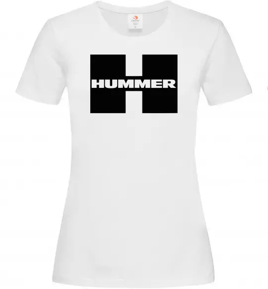Жіноча футболка Hummer big H Білий фото