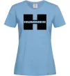Жіноча футболка Hummer big H Блакитний фото