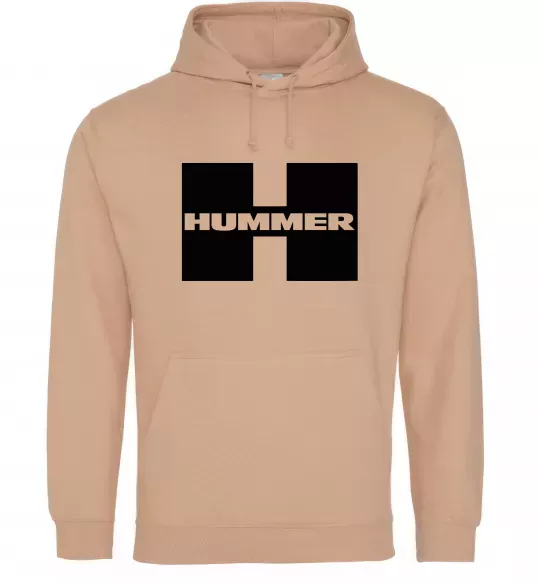 Чоловіча толстовка (худі) Hummer big H Пісочний фото
