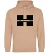 Чоловіча толстовка (худі) Hummer big H Пісочний Чоловіча толстовка (худі) Hummer big H Пісочний фото