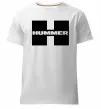 Чоловіча преміум футболка Hummer big H Білий фото