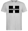 Мужская футболка Hummer big H Серый фото