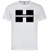 Мужская футболка Hummer big H Белый фото