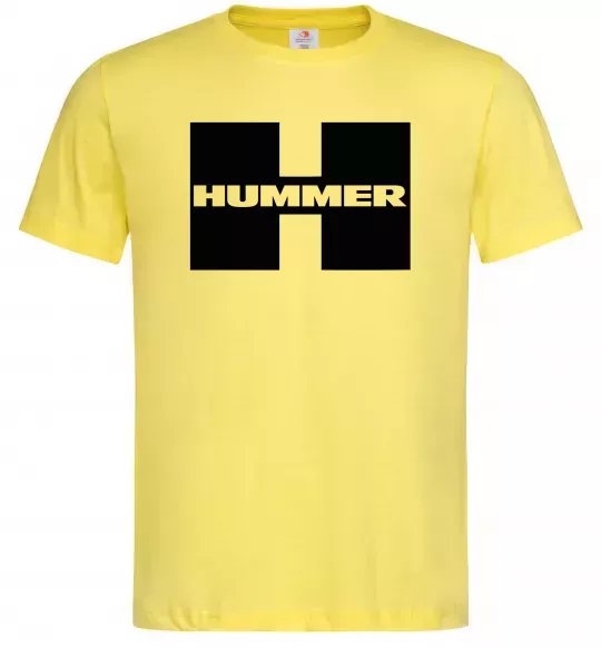 Мужская футболка Hummer big H Лимонный фото