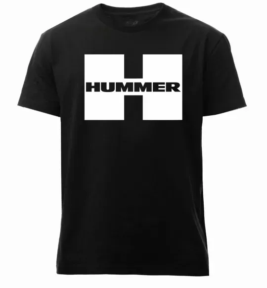 Чоловіча преміум футболка Hummer big H Чорний фото