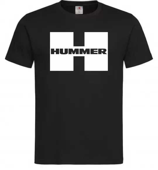 Мужская футболка Hummer big H Черный фото