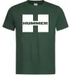 Мужская футболка Hummer big H Темно-зеленый фото