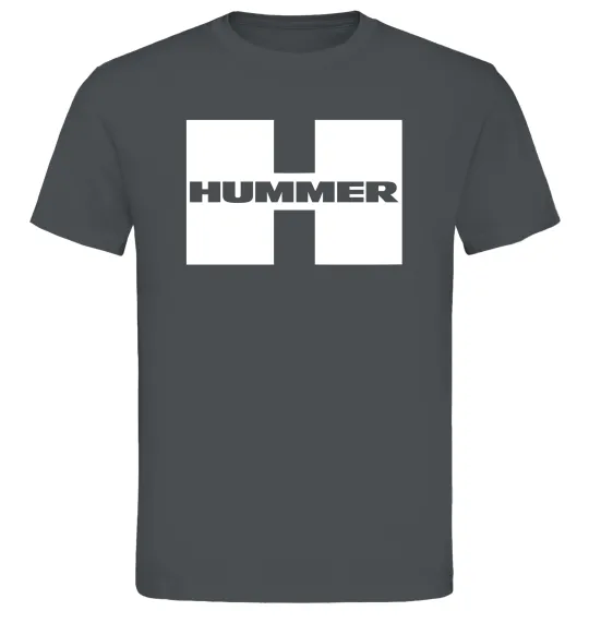 Мужская футболка Hummer big H Графит фото