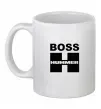 Чашка керамическая Boss Hummer Белый фото