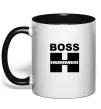 Чашка с цветной ручкой Boss Hummer Черный фото