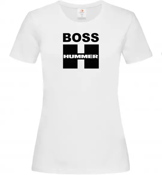 Жіноча футболка Boss Hummer Білий фото