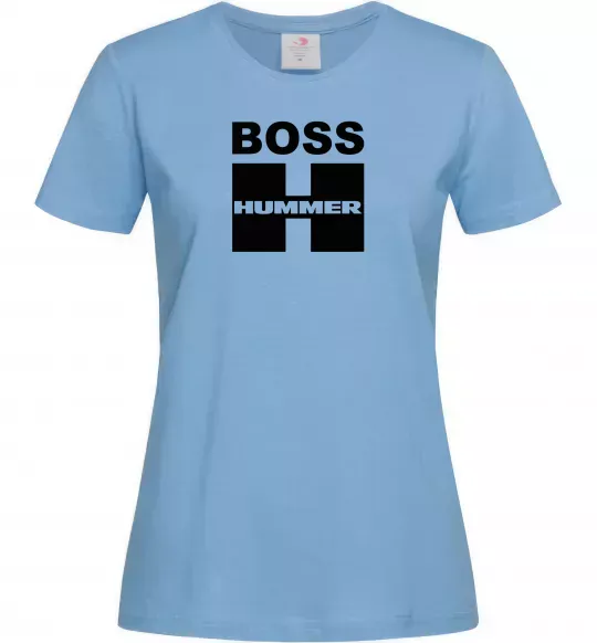 Жіноча футболка Boss Hummer Блакитний фото