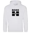 Чоловіча толстовка (худі) Boss Hummer Сірий меланж фото