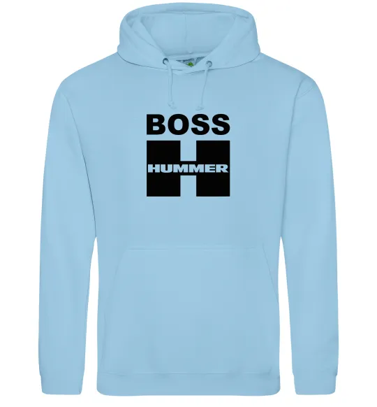 Женская толстовка (худи) Boss Hummer Голубой фото
