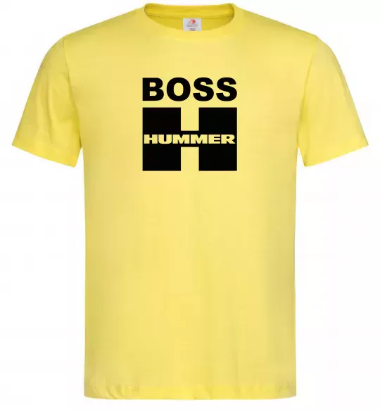 Мужская футболка Boss Hummer Лимонный фото