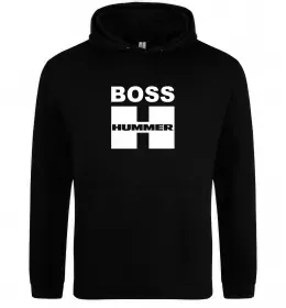 Чоловіча толстовка (худі) Boss Hummer Чорний фото