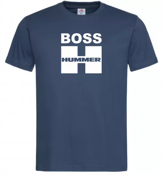 Мужская футболка Boss Hummer Темно-синий фото