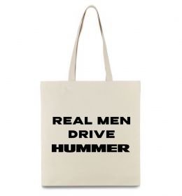 Еко-сумка Real men drive Hummer