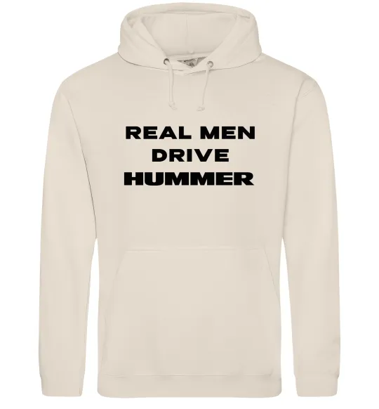 Чоловіча толстовка (худі) Real men drive Hummer Таш фото