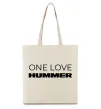 Еко-сумка Hummer one love Бежевий фото