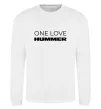 Свитшот Hummer one love Белый фото