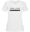Женская футболка Hummer one love Белый фото
