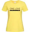 Женская футболка Hummer one love Лимонный фото