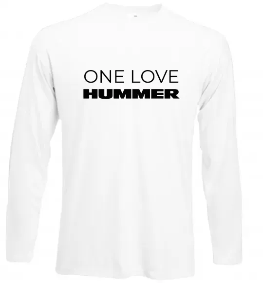 Лонгслів Hummer one love Білий фото
