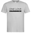 Чоловіча футболка Hummer one love Сірий Чоловіча футболка Hummer one love Сірий фото