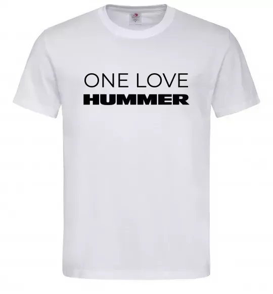 Чоловіча футболка Hummer one love Білий фото