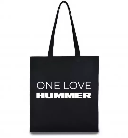 Еко-сумка Hummer one love Чорний фото