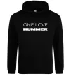 Женская толстовка (худи) Hummer one love Черный Женская толстовка (худи) Hummer one love Черный фото