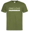 Чоловіча футболка Hummer one love Оливковий Чоловіча футболка Hummer one love Оливковий фото