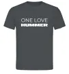 Чоловіча футболка Hummer one love Графіт Чоловіча футболка Hummer one love Графіт фото