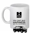 Чашка керамічна You can drive Hummer Білий фото