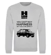 Свитшот You can drive Hummer Серый меланж фото