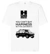 Футболка Оверсайз You can drive Hummer Білий фото