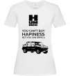 Женская футболка You can drive Hummer Белый фото