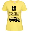 Женская футболка You can drive Hummer Лимонный фото