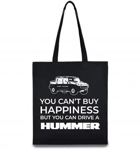 Эко-сумка You can drive Hummer Черный фото