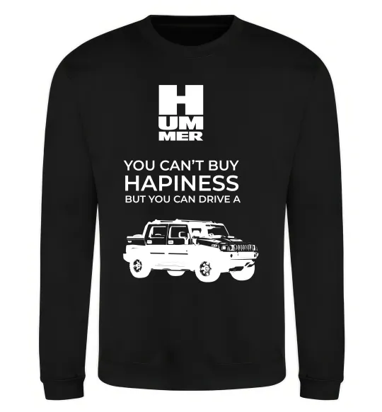 Свитшот You can drive Hummer Черный фото