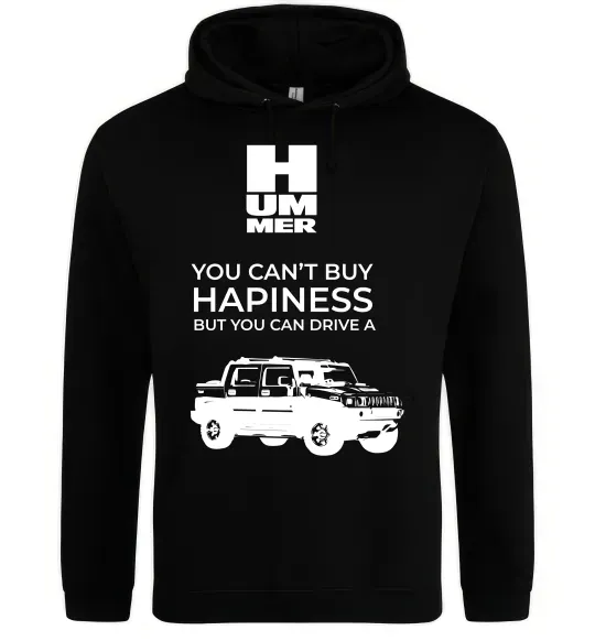 Жіноча толстовка (худі) You can drive Hummer Чорний фото