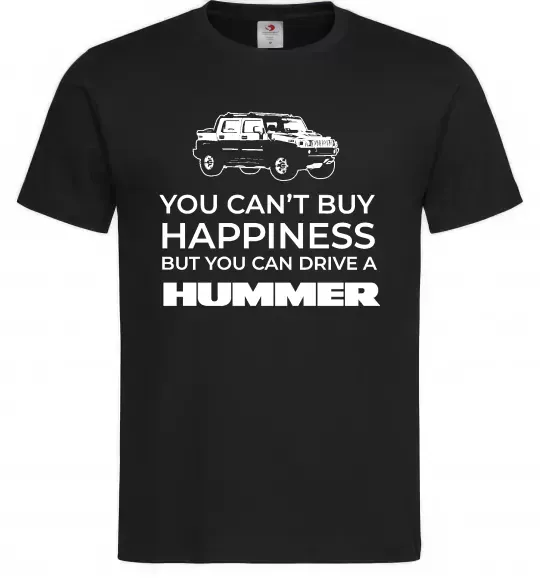 Мужская футболка You can drive Hummer Черный фото