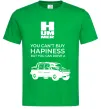 Мужская футболка You can drive Hummer Зеленый фото