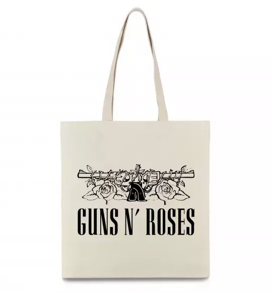 Эко-сумка Guns N` Roses Бежевый фото