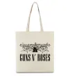 Эко-сумка Guns N` Roses Бежевый фото