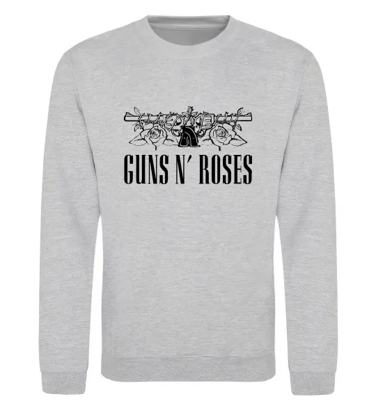 Світшот Guns N Roses Сірий меланж фото